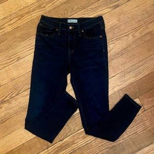 Madewell 9” High Rise Skinny Skinny Jeans Size 28